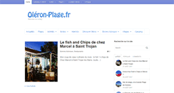 Desktop Screenshot of oleron-plage.fr