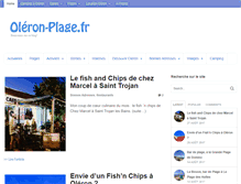 Tablet Screenshot of oleron-plage.fr